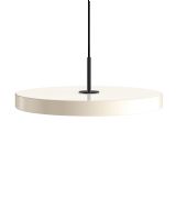 Asteria Pendel - Pearl/Hvid m. sort cover