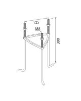 Forankringssæt (1230) - for nedstøbning i cement Forankringssæt (1230) - for nedstøbning i cement