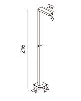 Norlys Asker Stolpelampe - Udendørs