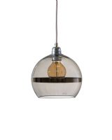 Ebb & Flow Rowan Pendel - Stripe - Ø22 - Grå/Platinium