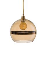 Ebb & Flow Rowan Pendel - Stripe - Ø28 - Golden smoke/Guld