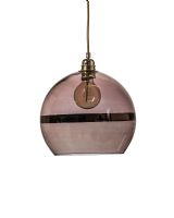 Ebb & Flow Rowan Pendel - Stripe - Ø28 - Obsidian/Kobber