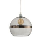 Ebb & Flow Rowan Pendel - Stripe - Ø28 - Grå/Platinium