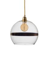 Ebb & Flow Rowan Pendel - Stripe - Ø28 - Klar/Kobber