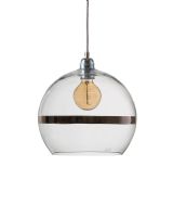 Ebb & Flow Rowan Pendel - Stripe - Ø28 - Klar/Platinium