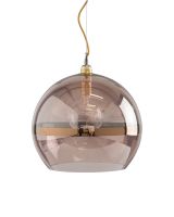 Ebb & Flow Rowan Pendel - Stripe - Ø39 - Obsidian/Kobber