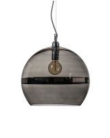 Ebb & Flow Rowan Pendel - Stripe - Ø39 - Grå/Platinium