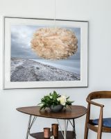 Umage EOS Medium, lysebrun m/ hvid pendel Umage EOS Medium, lysebrun m/ hvid pendel