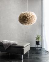 Umage EOS Large, lysebrun m/ hvid pendel