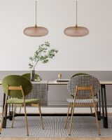 Ebb & Flow Horizon Pendel - Ø21 - Obsidian/Guld