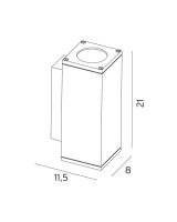 Norlys Sandvik Up/Down LED Væglampe