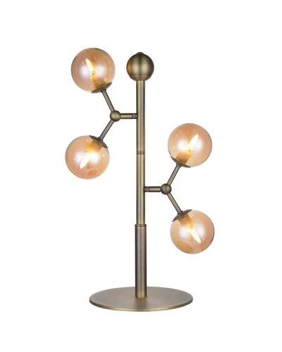 Halo Design Atom Bordlampe - Rav/Messing Halo Design Atom Bordlampe - Rav/Messing