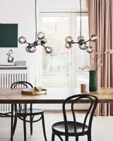 Halo Design Atom Pendel Ø45 Røg/Sort