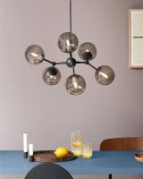 Halo Design Atom Pendel - Ø57 - Røg/Sort Halo Design Atom Pendel - Ø57 - Røg/Sort