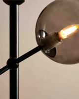 Halo Design Atom Gulvlampe Røg/Sort