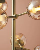 Halo Design Atom Gulvlampe Rav/Messing