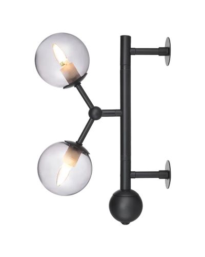 Halo Design Atom Væglampe Røg/Sort Halo Design Atom Væglampe Røg/Sort