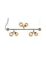 Halo Design Atom Mini Langbordspendel Rav/Messing Halo Design Atom Mini Langbordspendel Rav/Messing