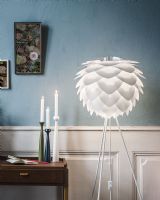 Umage Tripod Floor Lampestativ - Hvid m/ Silvia Umage Tripod Floor Lampestativ - Hvid m/ Silvia