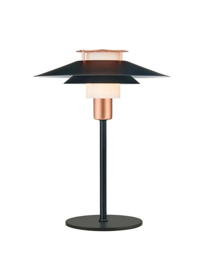 Halo Design Rivoli Bordlampe Sort/Kobber Halo Design Rivoli Bordlampe Sort/Kobber