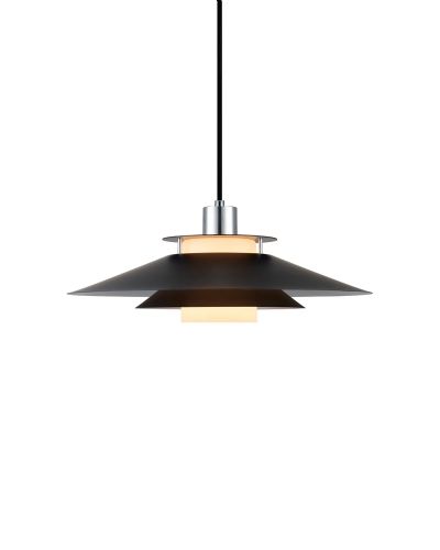 Halo Design Rivoli Pendel Ø40 Sort/Krom Halo Design Rivoli Pendel Ø40 Sort/Krom