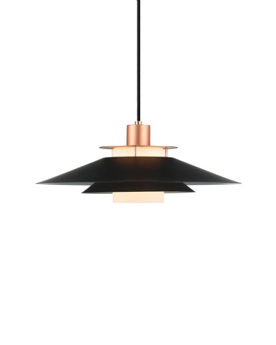 Halo Design Rivoli Pendel Ø40 Sort/Kobber Halo Design Rivoli Pendel Ø40 Sort/Kobber