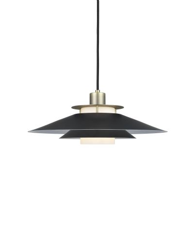 Halo Design Rivoli Pendel Ø40 Sort/Messing Halo Design Rivoli Pendel Ø40 Sort/Messing