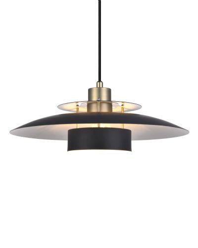Halo Design Sørup Pendel - Ø40 - Sort/Messing Halo Design Sørup Pendel - Ø40 - Sort/Messing