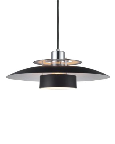 Halo Design Sørup Pendel - Ø40 - Sort/Krom Halo Design Sørup Pendel - Ø40 - Sort/Krom