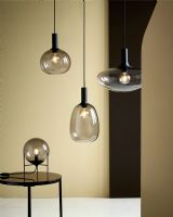 Nordlux Alton Bordlampe - Røgfarvet/Sort