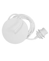 Umage Rosette med stofledning, Hvid