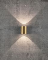 Nordlux Canto 2 Up/Down Væglampe - Messing Nordlux Canto 2 Up/Down Væglampe - Messing