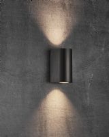 Nordlux Canto Maxi 2 Up/Down Væglampe - Sort Nordlux Canto Maxi 2 Up/Down Væglampe - Sort