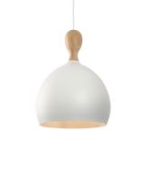 Halo Design Dueodde Pendel - Hvid/Metal - Ø24 Halo Design Dueodde Pendel - Hvid/Metal - Ø24