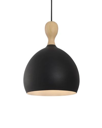 Halo Design Dueodde Pendel - Sort/Metal - Ø24 Halo Design Dueodde Pendel - Sort/Metal - Ø24