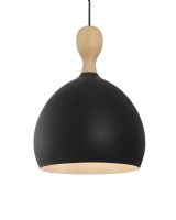 Halo Design Dueodde Pendel - Sort/Metal - Ø30 Halo Design Dueodde Pendel - Sort/Metal - Ø30