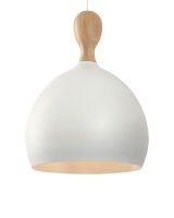 Halo Design Dueodde Pendel - Hvid/Metal - Ø39