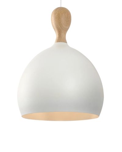 Halo Design Dueodde Pendel - Hvid/Metal - Ø39 Halo Design Dueodde Pendel - Hvid/Metal - Ø39