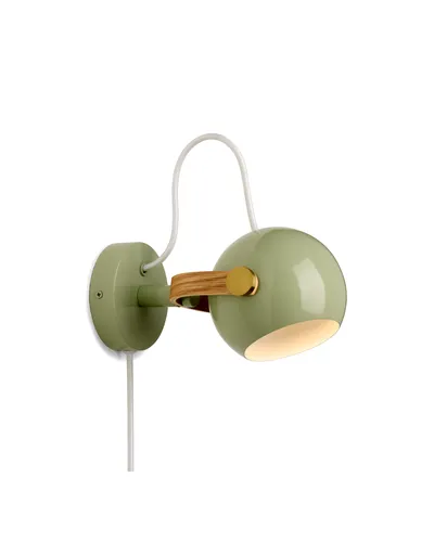 DC Væglampe Salviegrøn Ø12 fra Halo Design DC Væglampe Salviegrøn Ø12 fra Halo Design