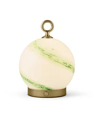 Stockholm Bordlampe Ø15 Marmorgrøn fra Halo Design
