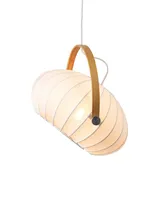 DC Textile Pendel Satinhvid fra Halo Design - billede 2 DC Textile Pendel Satinhvid fra Halo Design - billede 2