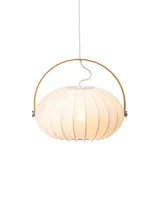 DC Textile Pendel Satinhvid fra Halo Design DC Textile Pendel Satinhvid fra Halo Design