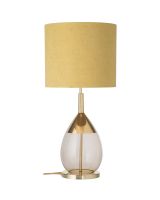 Ebb & Flow Marl Gul Stofskærm m/ Lute bordlampe Ebb & Flow Marl Gul Stofskærm m/ Lute bordlampe