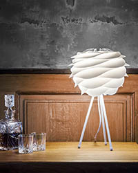 Tripod Table, Hvid med Carmina Mini Tripod Table, Hvid med Carmina Mini