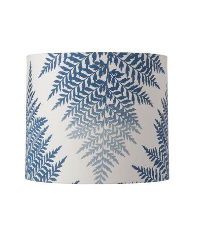 Ebb & Flow Fern Leaves Graphic - Indigo - Ø35 - Stofskærm Ebb & Flow Fern Leaves Graphic - Indigo - Ø35 - Stofskærm