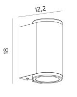Norlys Mandal Up/Down 1370 - Mål