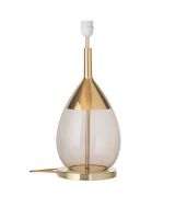 Ebb & Flow Lute Lampefod - Kastanie/Guld - Guld base Ebb & Flow Lute Lampefod - Kastanie/Guld - Guld base