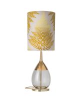 Ebb & Flow Lute Lampefod - Grå/Guld m/ SH101046 lampeskærm Ebb & Flow Lute Lampefod - Grå/Guld m/ SH101046 lampeskærm