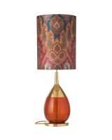 Ebb & Flow Lute Lampefod - Rust/Guld m/ SH101063 lampeskærm Ebb & Flow Lute Lampefod - Rust/Guld m/ SH101063 lampeskærm