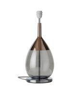 Ebb & Flow Lute Lampefod - Grå/Platinium - Sølv base Ebb & Flow Lute Lampefod - Grå/Platinium - Sølv base